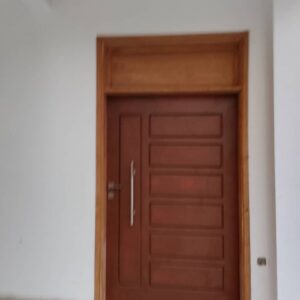 Large Entry Wide Wooden Door