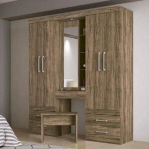 4 Door Cabinet 4 Drawer and Mirror